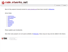 Tablet Screenshot of code.ntworks.net